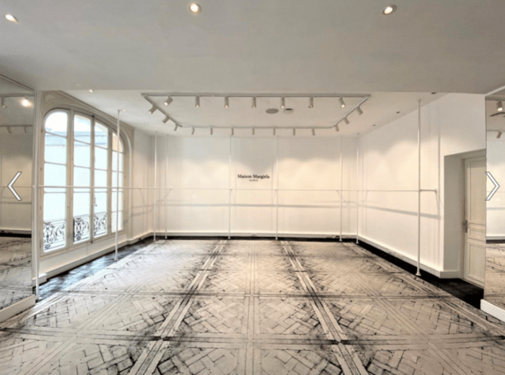 contract interior design maison margiela paris